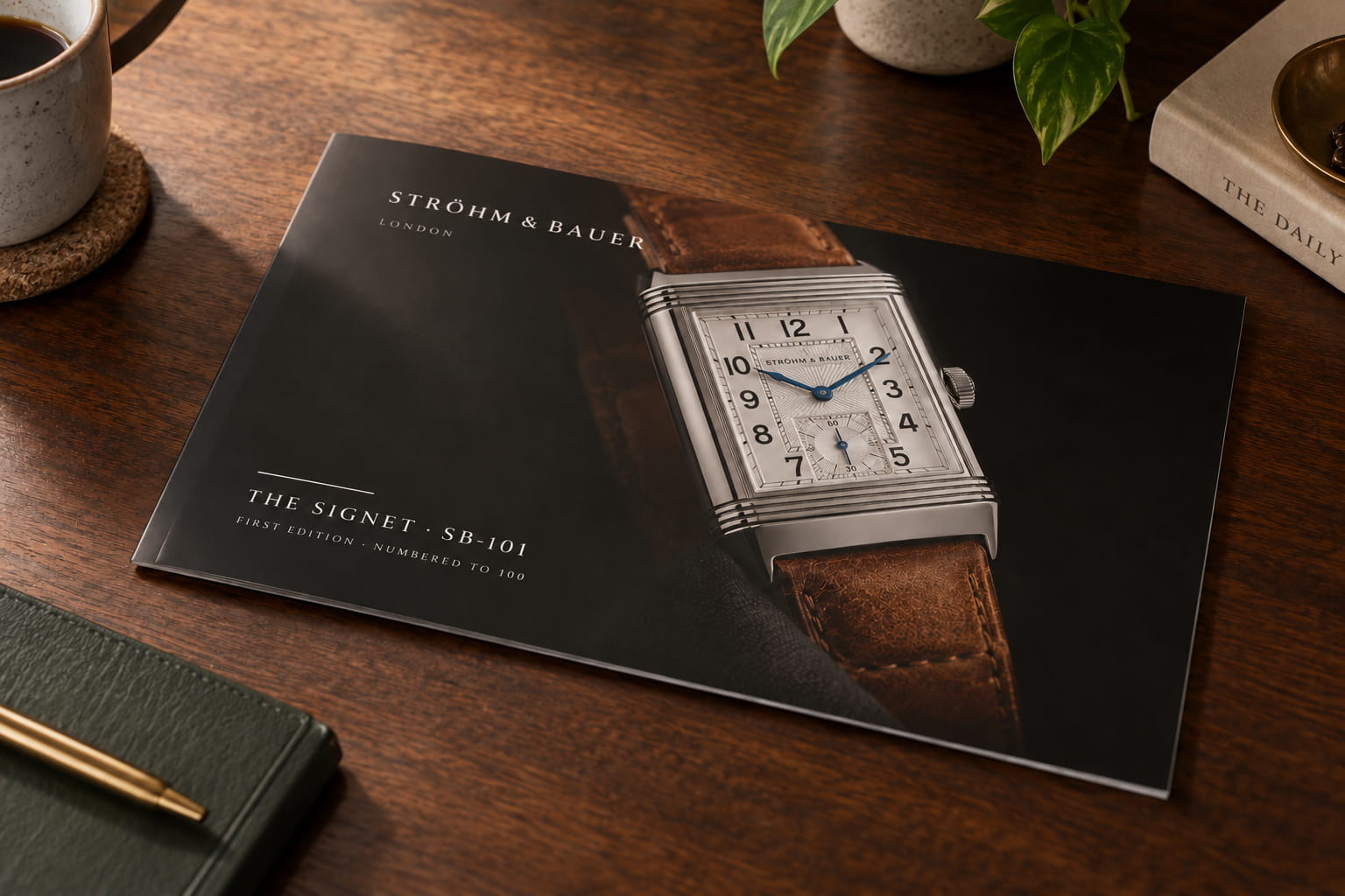 The Ströhm & Bauer brochure, delivered with every piece